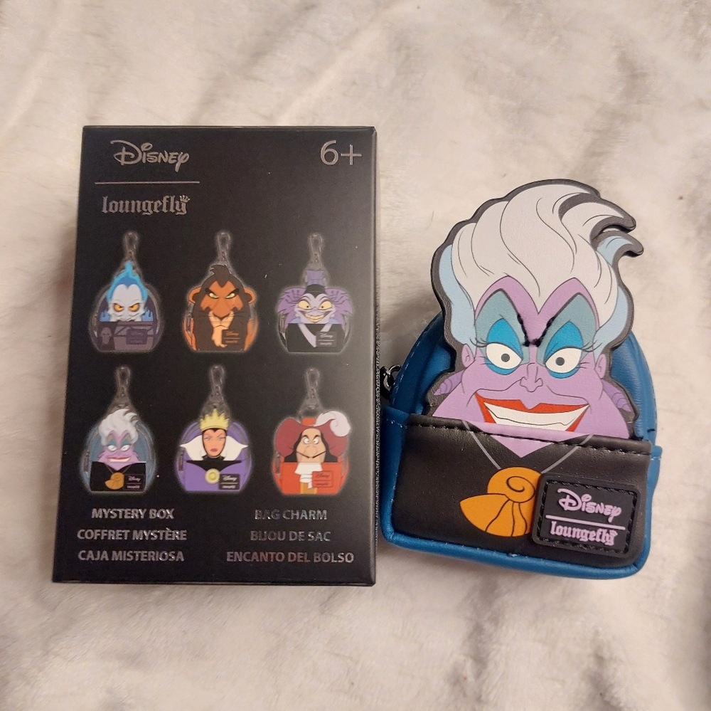Loungefly Disney Villains Mystery Mini Backpack Bag Charm - Ursula
